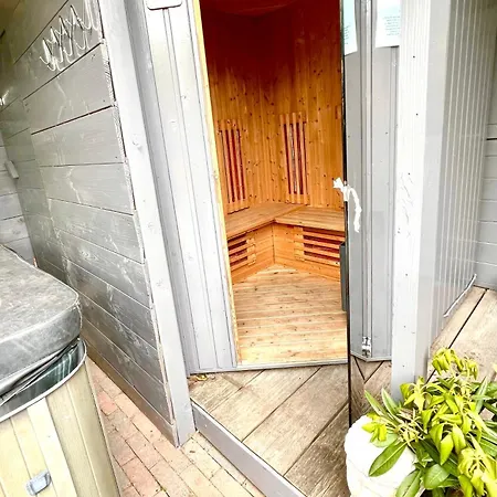 1001 Nights Luxury Spa Oasis With Jacuzzi Sauna And Garden Near Amsterdam 샬레