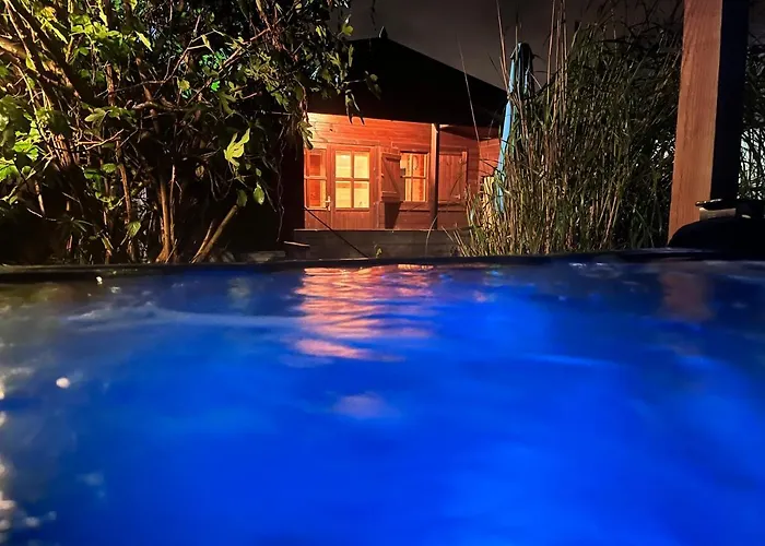 1001 Nights Luxury Spa Oasis With Jacuzzi Sauna And Garden Near Amsterdam 샬레