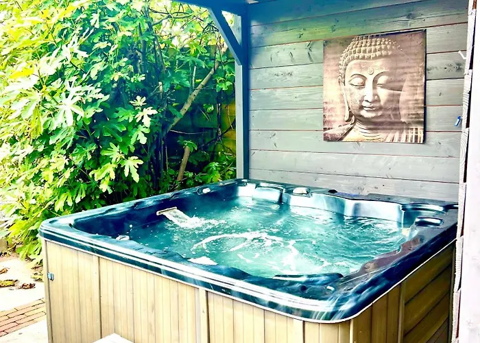 샬레 1001 Nights Luxury Spa Oasis With Jacuzzi Sauna And Garden Near Amsterdam Vijfhuizen