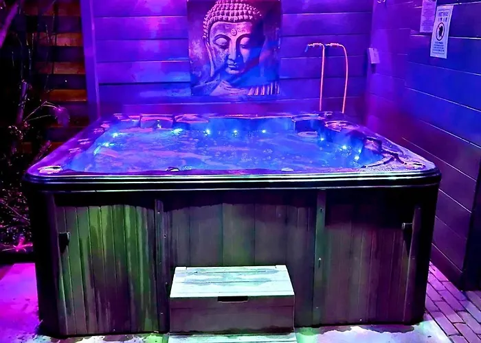 1001 Nights Luxury Spa Oasis With Jacuzzi Sauna And Garden Near Amsterdam 샬레